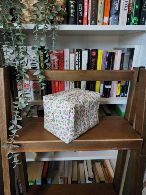 floral makeup bag