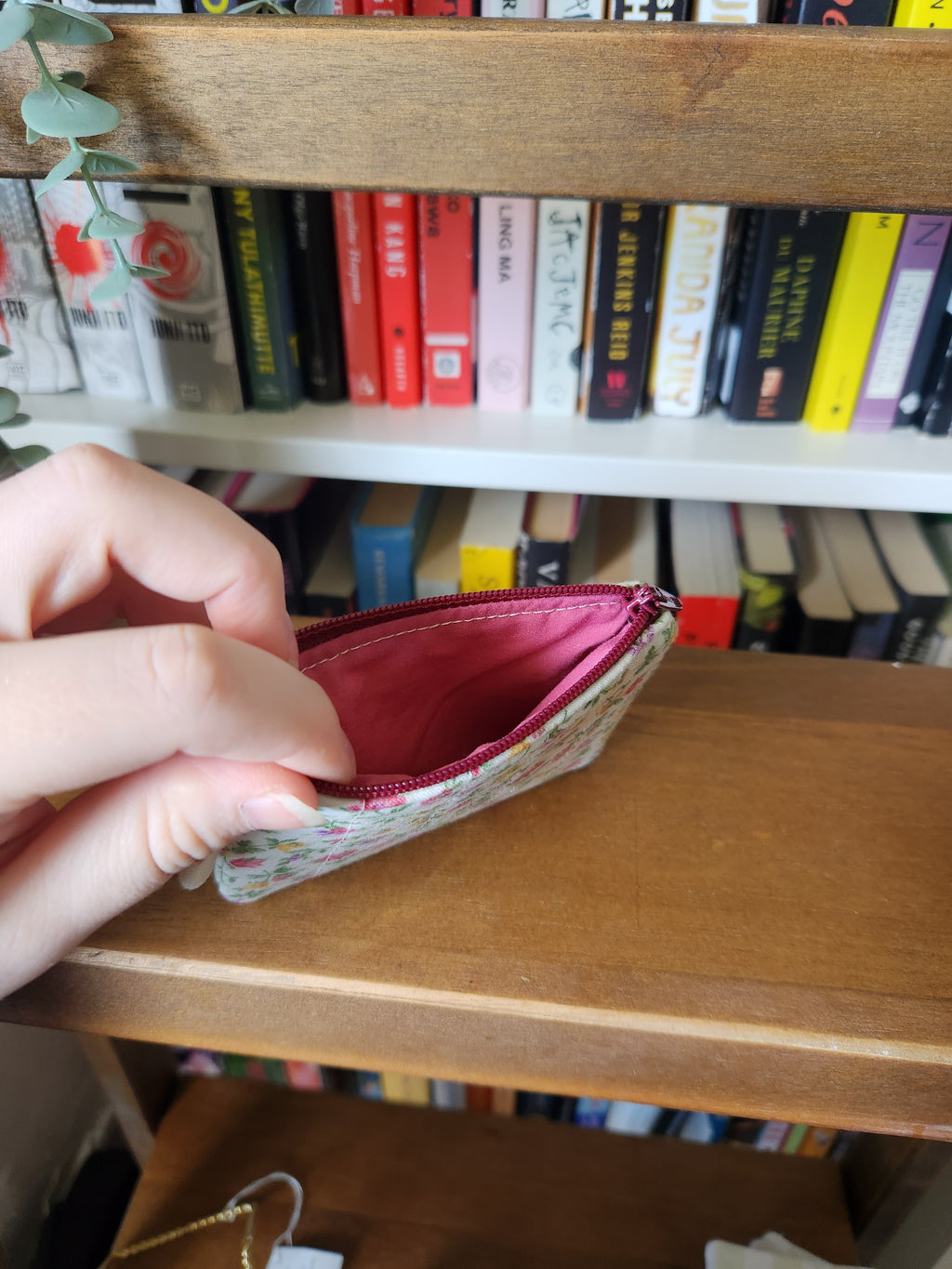 floral keychain wallet