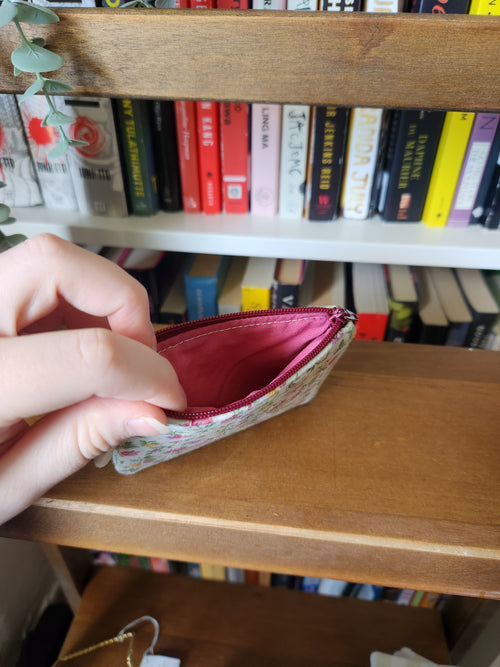 floral keychain wallet